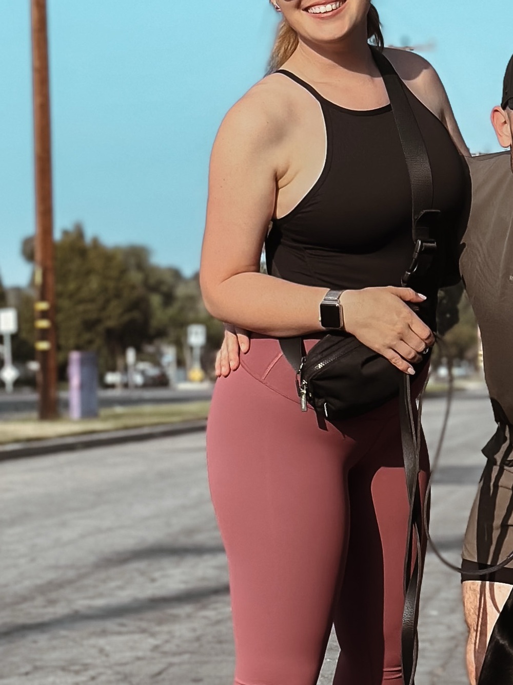 Black Women's High-Neck Lululemon Crop Top
